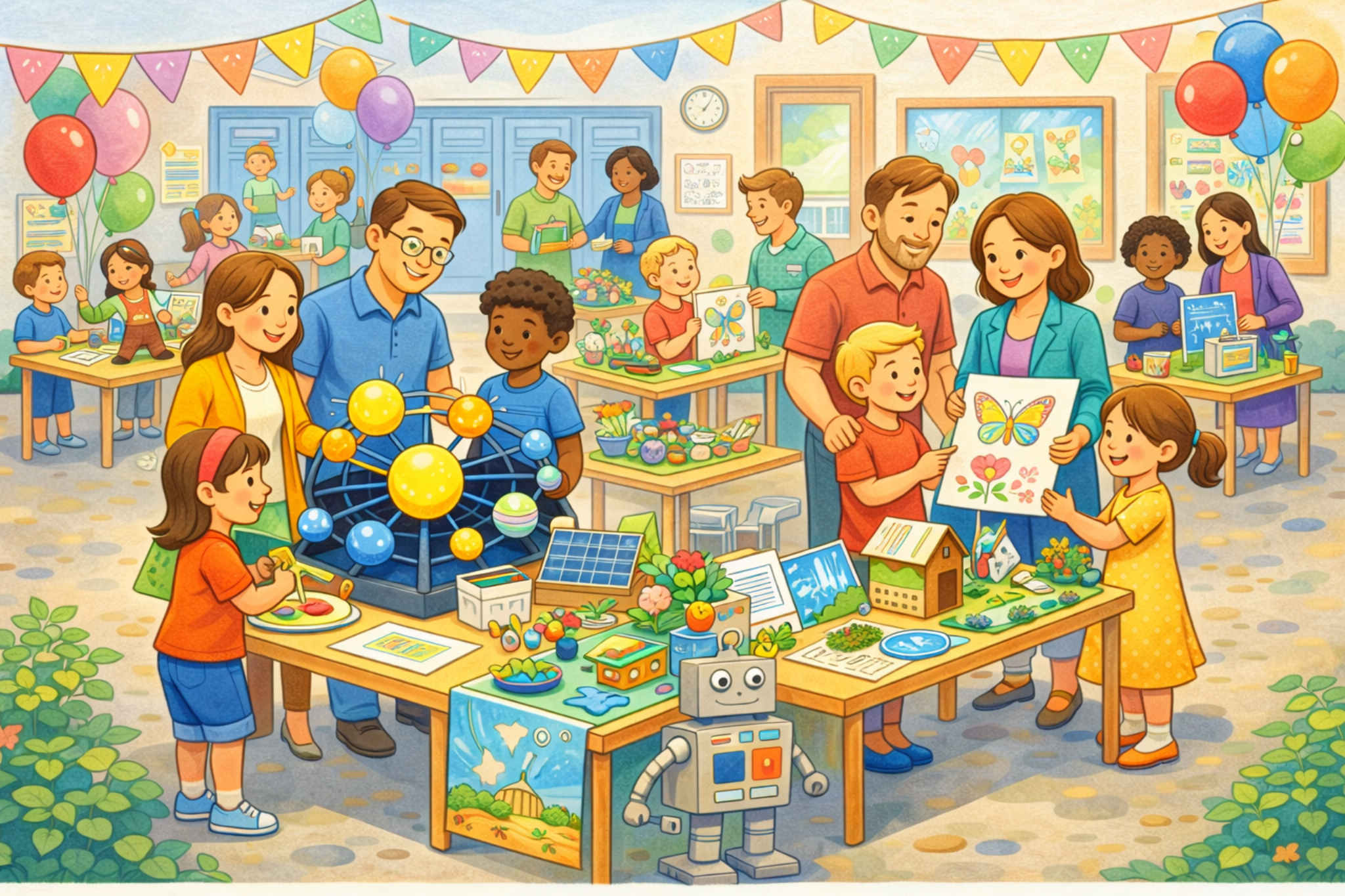 CELPIP Speaking Task 3: School Science Fair and Art Showcase