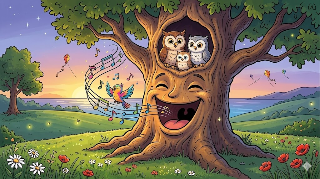CELPIP Speaking Task 8: A Singing Tree With a Family of Owls