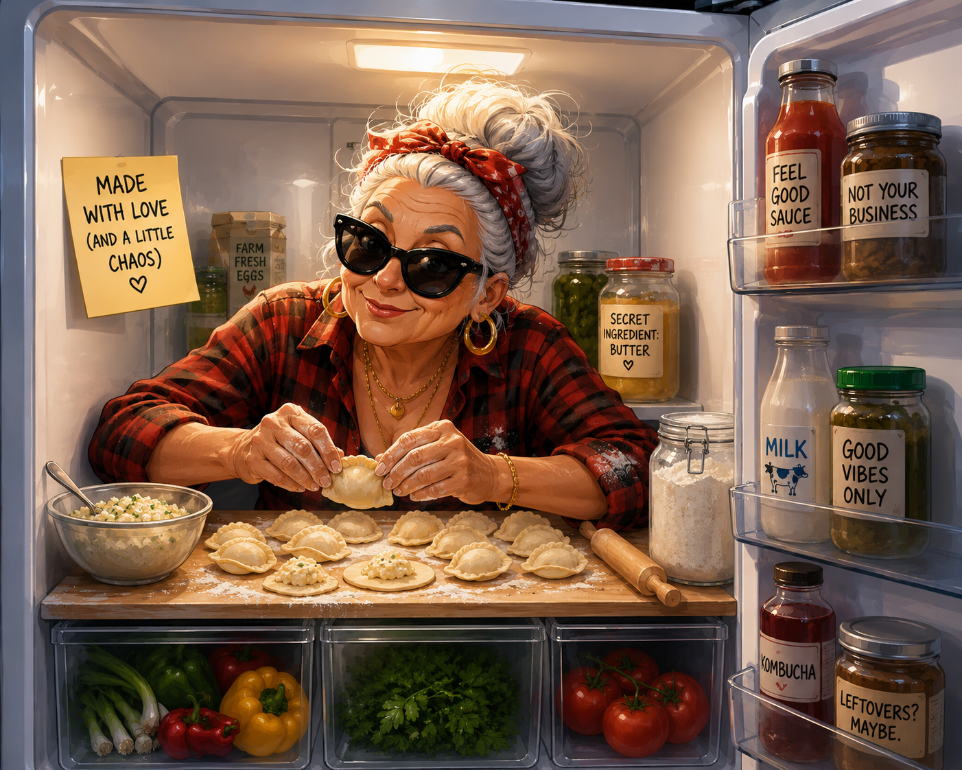 CELPIP Speaking Task 8: Making Dumplings Inside a Fridge
