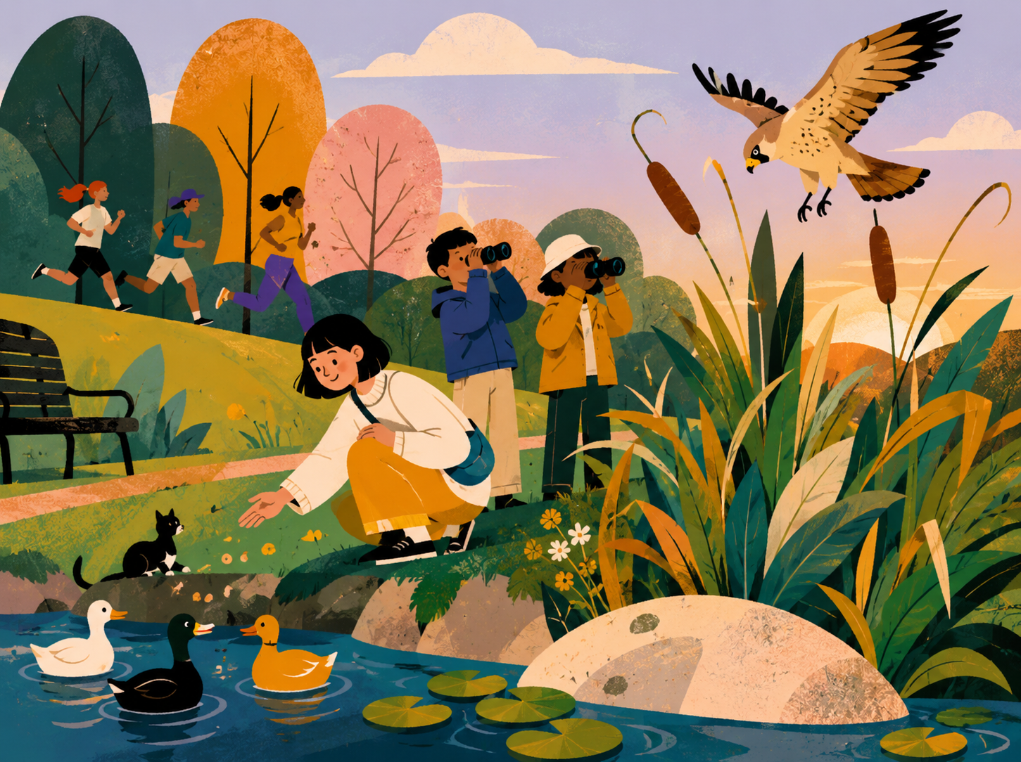 CELPIP Speaking Task 3: Birdwatching by a Park Pond
