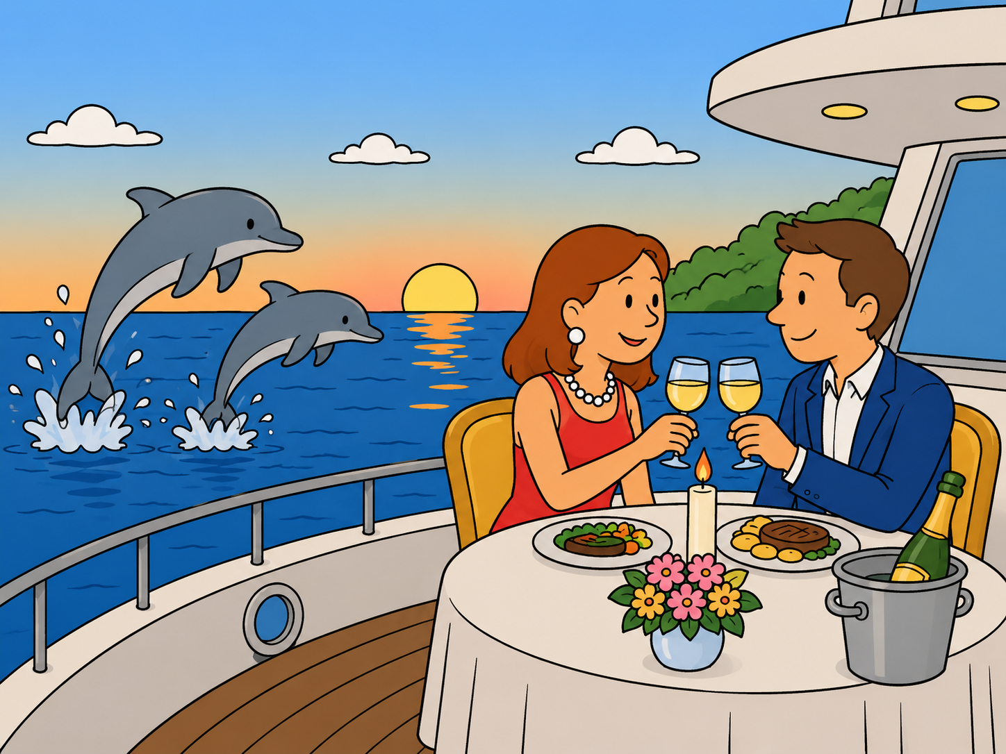 CELPIP Speaking Task 8: Dinner Cruise with Jumping Dolphins