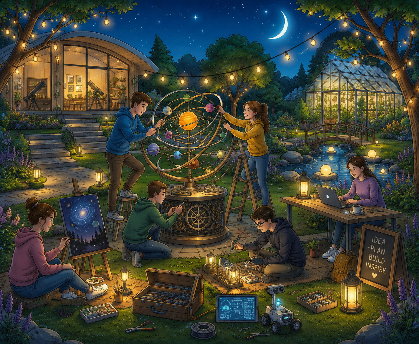 CELPIP Speaking Task 8: A Night Garden Science Workshop