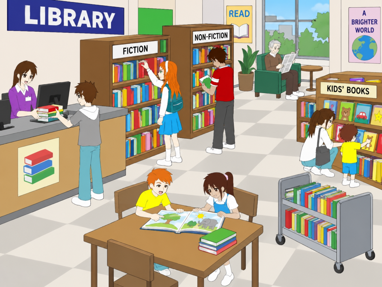 CELPIP Speaking Tasks 3 and 4: A Visit to the Library