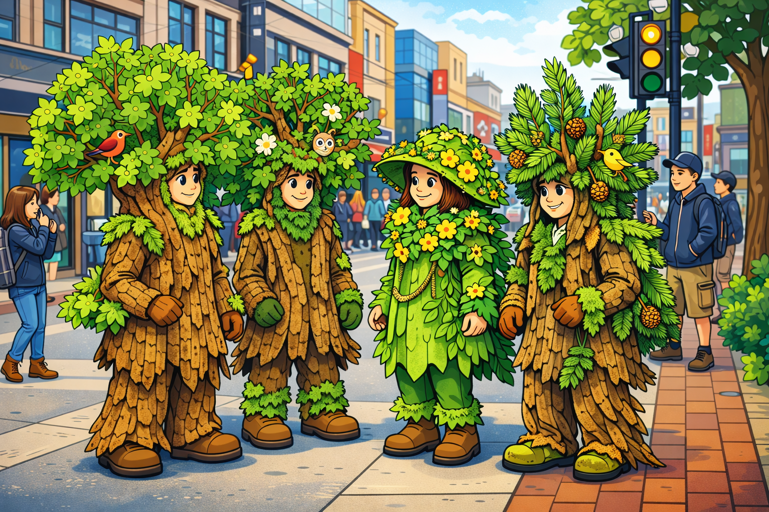 CELPIP Speaking: Nature-Themed Street Performance