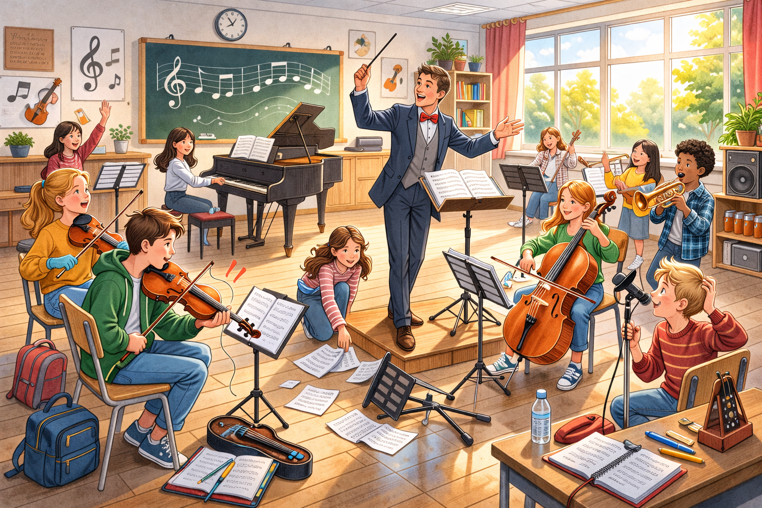 CELPIP Speaking Task 3: A School Music Rehearsal