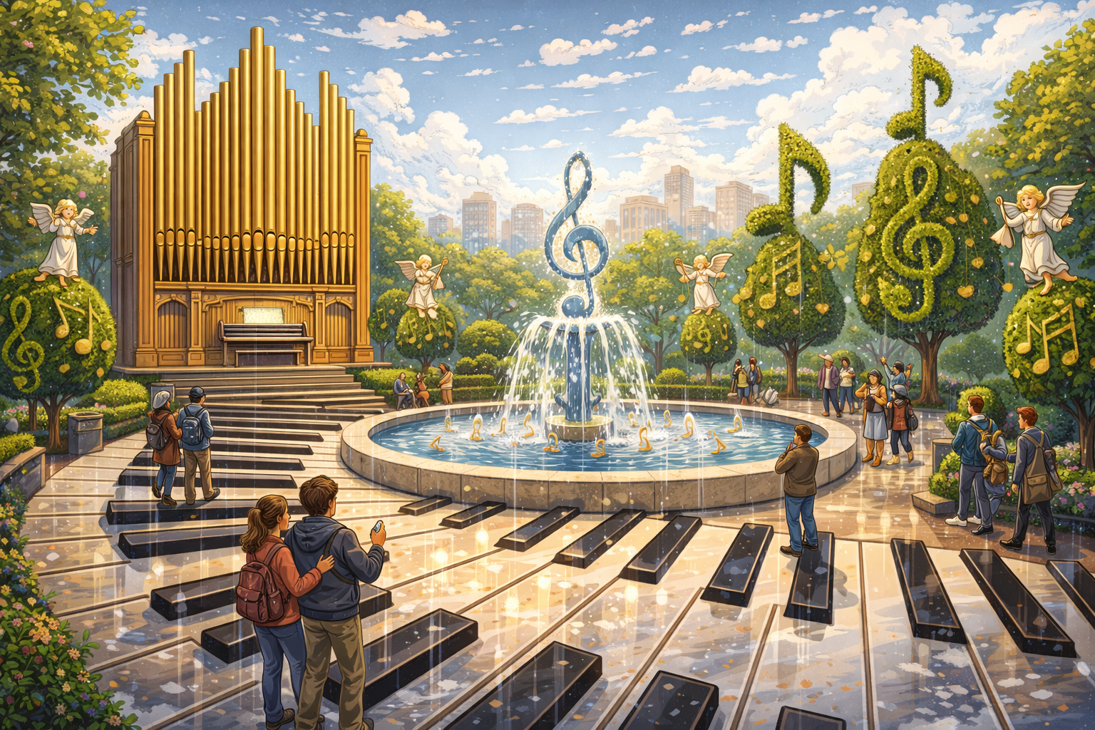 CELPIP Speaking Task 8: A Giant Pipe Organ in a City Park