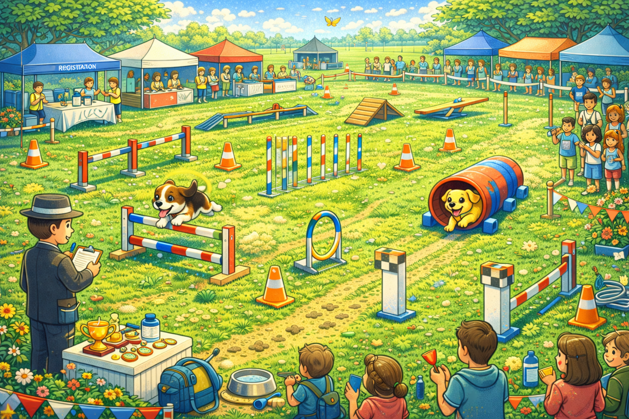 CELPIP Speaking Task 3: A Dog Agility Competition in a Park