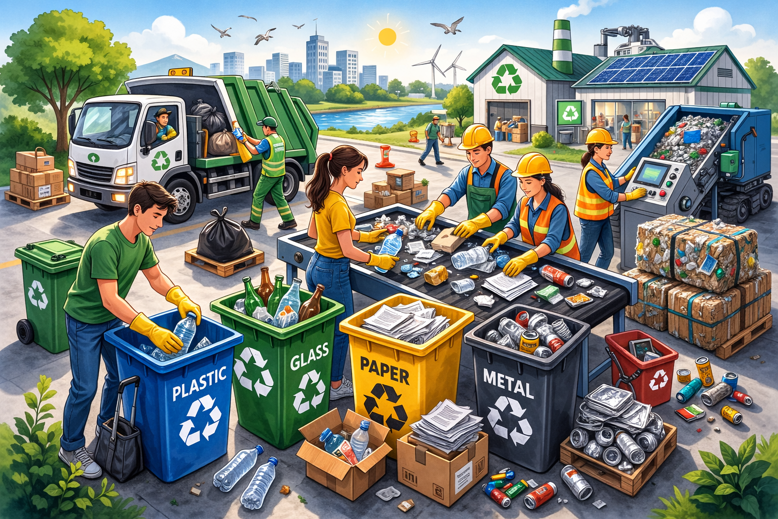 CELPIP Speaking Task 3: Sorting Recyclables at a Recycling Center