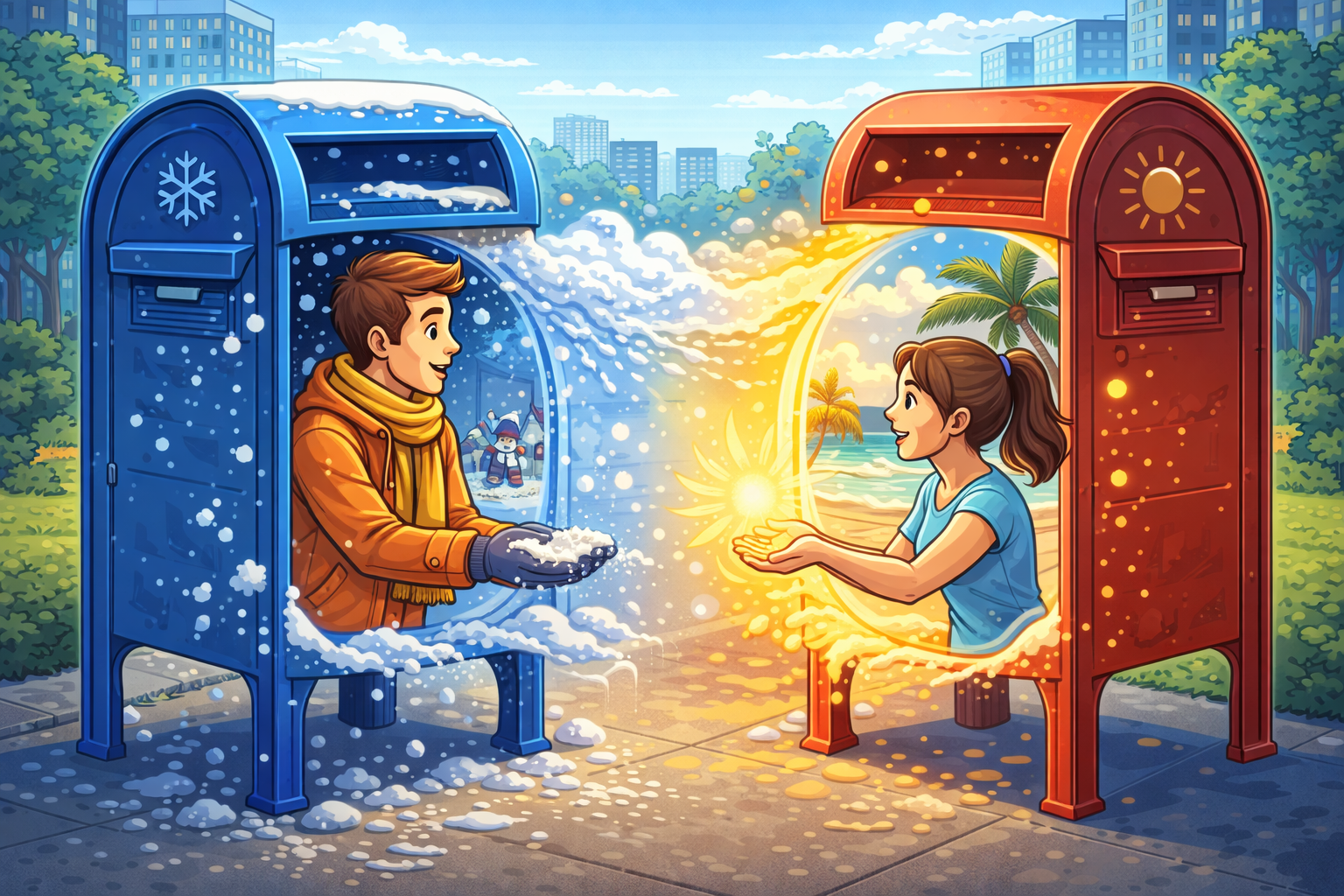 CELPIP Speaking Task 8: Winter vs Summer Mailbox Portals