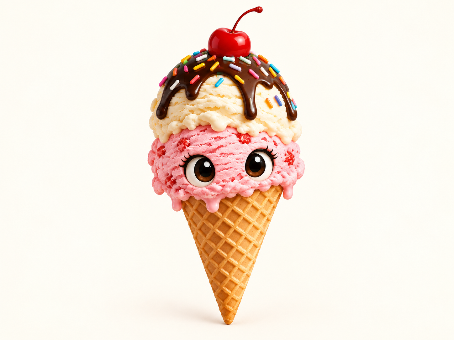 CELPIP Speaking Task 8: An Ice Cream Cone with a Face