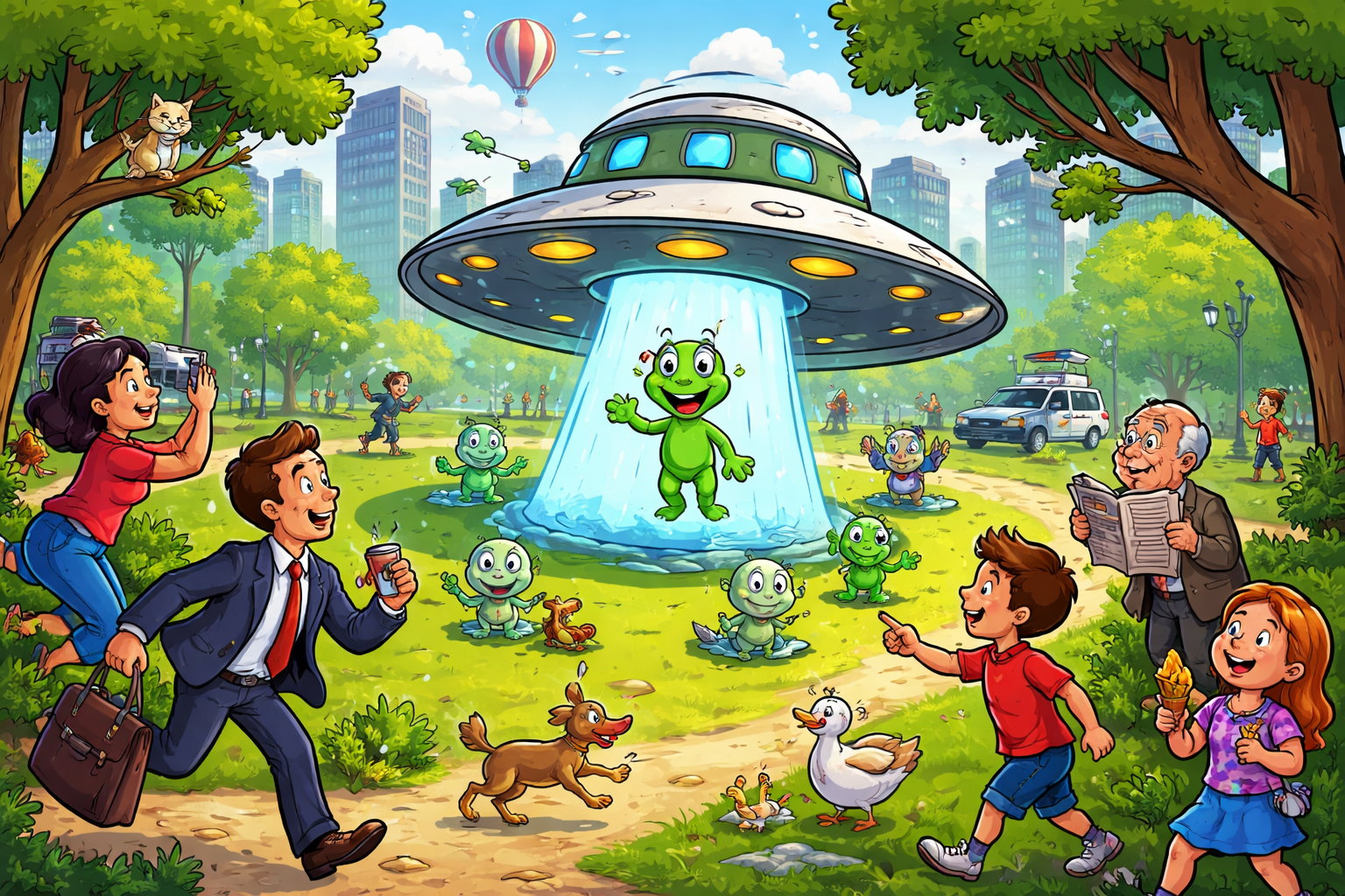 CELPIP Speaking: UFO in the Park